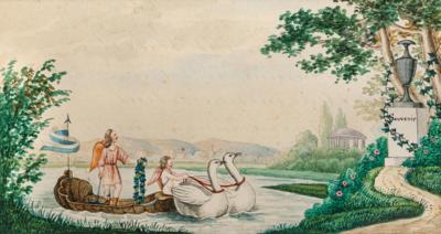 Österreich um 1850 - Aquarelle