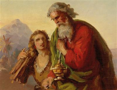 Carl Rahl zugeschrieben/attributed (1812-1865) Abraham und Isaak, - Paintings