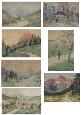 K. Turetschek, um 1910/20 - Paintings