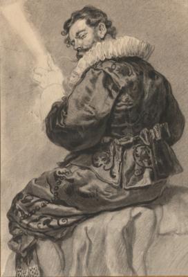 Hans Canon zugeschrieben/attributed (Wien 1829-1885) Studie eines Musikers in historischem Kostüm, - Bilder