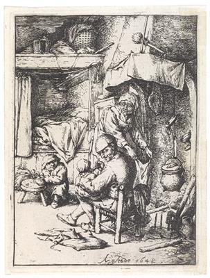 Adriaen Jansz. van Ostade - Mistrovské kresby, Tisky do roku 1900, Akvarely a miniatury