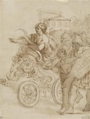 Giovanni Francesco Romanelli - Meisterzeichnungen und Druckgraphik bis 1900, Aquarelle, Miniaturen