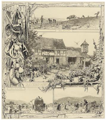 Rudolf Bernt - Mistrovské kresby, Tisky do roku 1900, Akvarely a miniatury