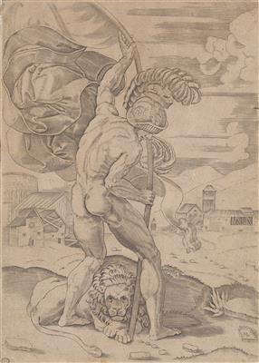 Agostino Veneziano - Disegni e stampe fino al 1900, acquarelli e miniature