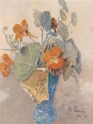 Eduard Zetsche - Disegni e stampe fino al 1900, acquarelli e miniature
