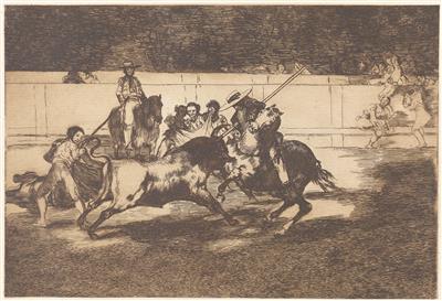 Francisco Goya y Lucientes - Meisterzeichnungen und Druckgraphik bis 1900, Aquarelle, Miniaturen