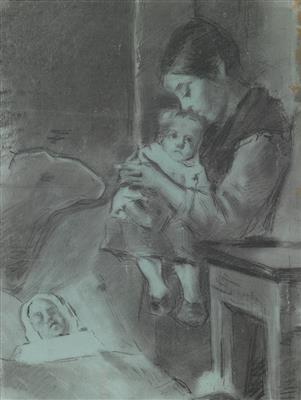 Giovanni Segantini - Mistrovské kresby, Tisky do roku 1900, Akvarely a miniatury