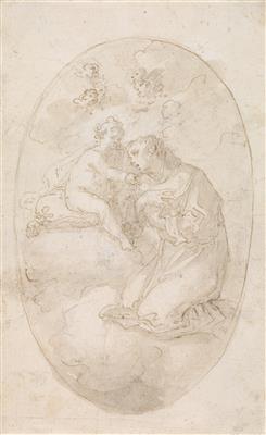 Roman school, mid-17th century - Disegni e stampe fino al 1900, acquarelli e miniature