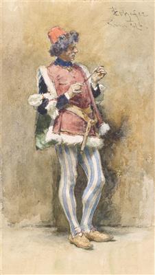 Theodor Josef Ethofer - Mistrovské kresby, Tisky do roku 1900, Akvarely a miniatury