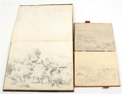 August Löffler - Master Drawings, Prints before 1900, Watercolours, Miniatures