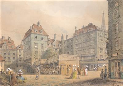 Johann Wilhelm Frey - Mistrovské kresby, Tisky do roku 1900, Akvarely a miniatury
