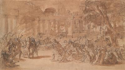 Roman school, 18th century - Disegni e stampe fino al 1900, acquarelli e miniature