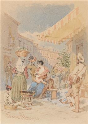 Franz Alt - Mistrovské kresby, Tisky do roku 1900, Akvarely a miniatury