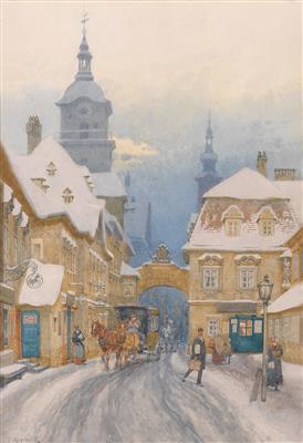 Franz Kopallik - Mistrovské kresby, Tisky do roku 1900, Akvarely a miniatury