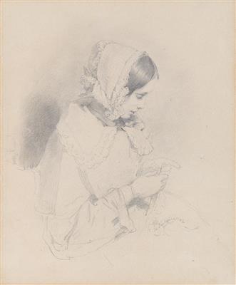 Josef Danhauser - Master Drawings, Prints before 1900, Watercolours, Miniatures
