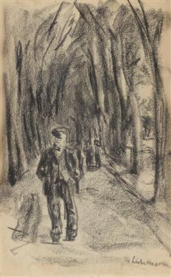 Max Liebermann - Mistrovské kresby, Tisky do roku 1900, Akvarely a miniatury