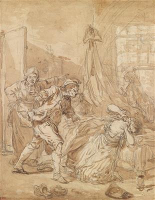 Pierre Antoine Baudouin - Mistrovské kresby, Tisky do roku 1900, Akvarely a miniatury