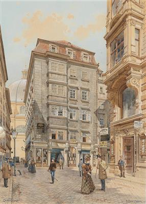 Richard Moser - Mistrovské kresby, Tisky do roku 1900, Akvarely a miniatury