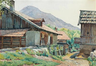 Gunnar Widforss - Mistrovské kresby, Tisky do roku 1900, Akvarely a miniatury
