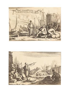 Jan Groensvelt - Meisterzeichnungen und Druckgraphik bis 1900, Aquarelle u. Miniaturen