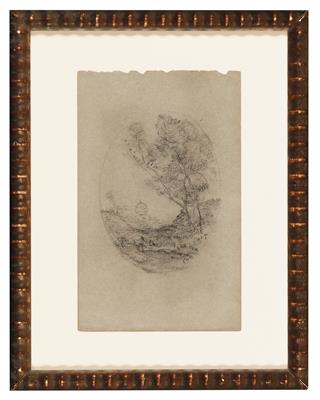 Jean Baptiste Camille Corot Umkreis - Meisterzeichnungen und Druckgraphik bis 1900, Aquarelle u. Miniaturen