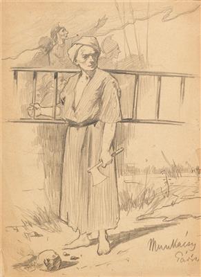 Michael von Munkacsy - Mistrovské kresby, Tisky do roku 1900, Akvarely a miniatury
