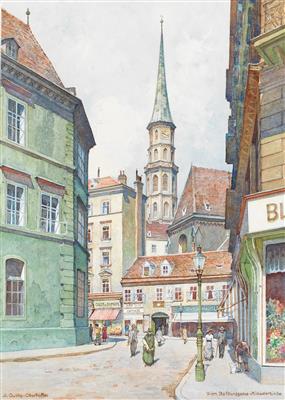 Anton Ousko Oberhoffer * - Mistrovské kresby, Tisky do roku 1900, Akvarely a miniatury