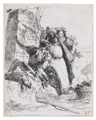 Giovanni Battista Tiepolo - Disegni e stampe fino al 1900, acquarelli e miniature