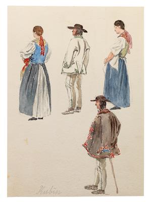 Jacob Alt - Mistrovské kresby, Tisky do roku 1900, Akvarely a miniatury