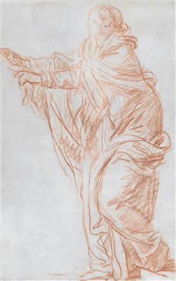 Jean Baptiste Greuze - Disegni e stampe fino al 1900, acquarelli e miniature