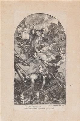 Martin Johann Schmidt, called Kremser Schmidt - Mistrovské kresby, Tisky do roku 1900, Akvarely a miniatury