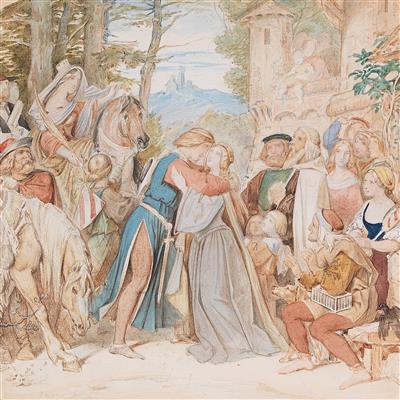 Moritz von Schwind - Mistrovské kresby, Tisky do roku 1900, Akvarely a miniatury