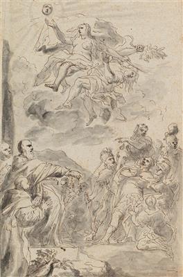 Attributed to Paolo de Matteis - Master Drawings, Prints before 1900, Watercolours, Miniatures