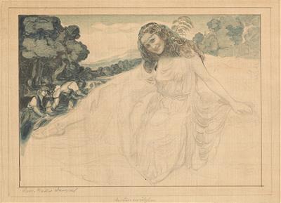 Sigmund Walter Hampel * - Mistrovské kresby, Tisky do roku 1900, Akvarely a miniatury