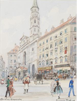 Emmerich Kirall - Mistrovské kresby, Tisky do roku 1900, Akvarely a miniatury