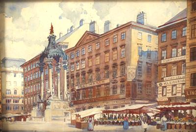 Franz Hoffelner - Mistrovské kresby, Tisky do roku 1900, Akvarely a miniatury