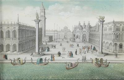 Italien, um 1700 - Meisterzeichnungen und Druckgraphik bis 1900, Aquarelle, Miniaturen