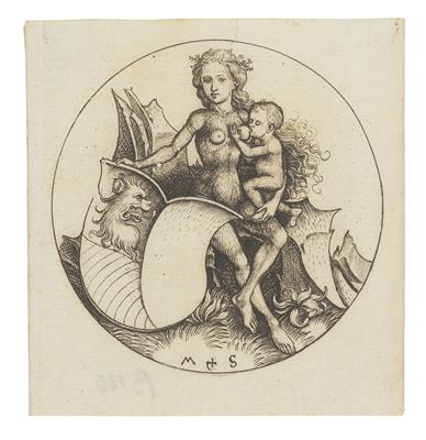 After Martin Schongauer - Disegni e stampe fino al 1900, acquarelli e miniature