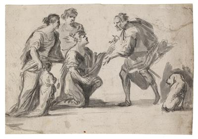 Flemish school, 17th century - Master Drawings, Prints before 1900, Watercolours, Miniatures
