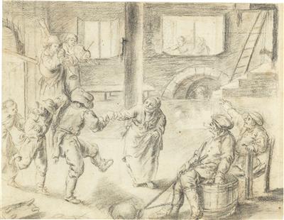 Dutch school, 17th century - Master Drawings, Prints before 1900, Watercolours, Miniatures