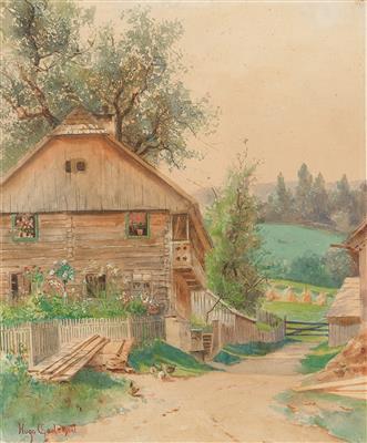 Hugo Charlemont - Mistrovské kresby, Tisky do roku 1900, Akvarely a miniatury