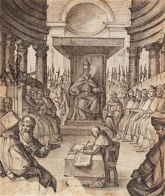 Italian school, late 16th century - Master Drawings, Prints before 1900, Watercolours, Miniatures
