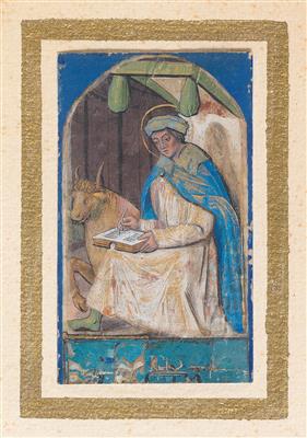 Jean Bourdichon - Mistrovské kresby, Tisky do roku 1900, Akvarely a miniatury