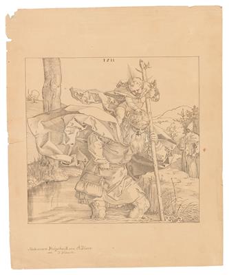Josef Ritter von Führich - Meisterzeichnungen und Druckgraphik bis 1900, Aquarelle, Miniaturen