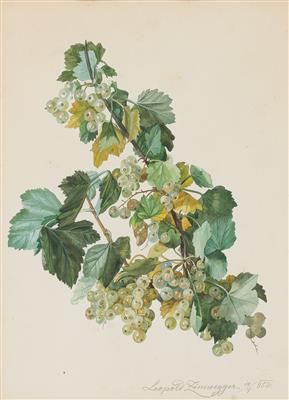 Leopold Zinnögger - Mistrovské kresby, Tisky do roku 1900, Akvarely a miniatury