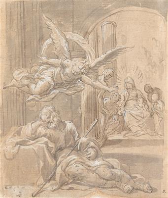 Attributed to Francesco Solimena - Master Drawings, Prints before 1900, Watercolours, Miniatures