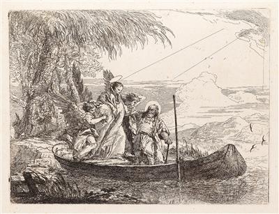 Giovanni Domenico Tiepolo - Meisterzeichnungen und Druckgraphik bis 1900, Aquarelle, Miniaturen