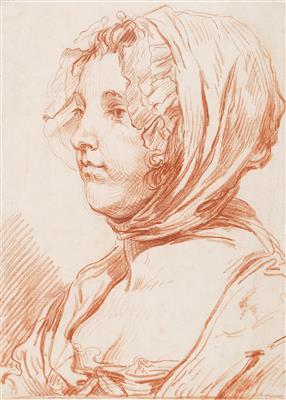 Jean Baptiste Greuze - Mistrovské kresby, Tisky do roku 1900, Akvarely a miniatury