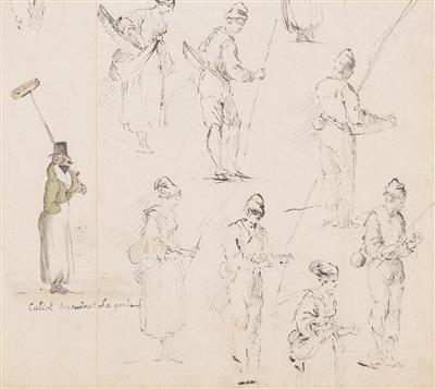 Jean Pillement - Mistrovské kresby, Tisky do roku 1900, Akvarely a miniatury