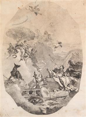 Lorenzo Baldissera Tiepolo - Disegni e stampe fino al 1900, acquarelli e miniature